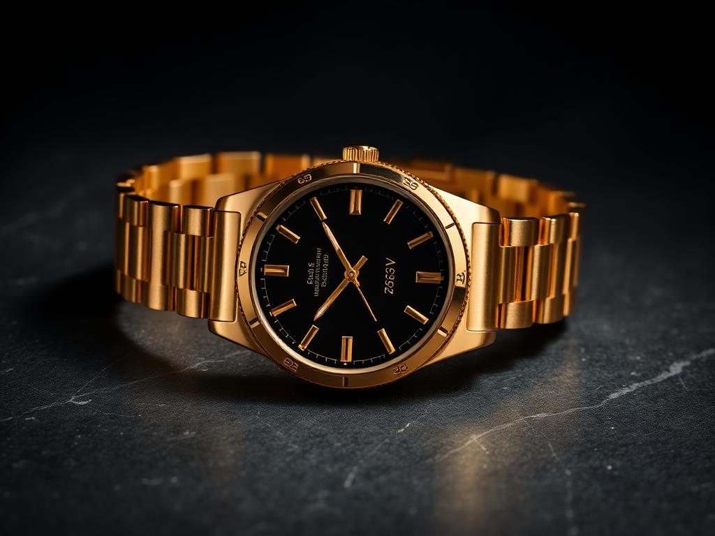 Gold watch
